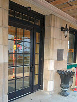 Main entrance on 8th street
